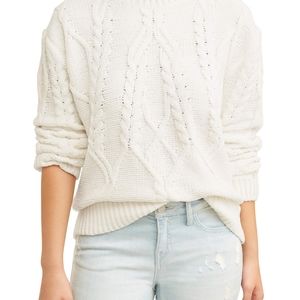 Time and Tru Women's Chunky Chenille Sweater